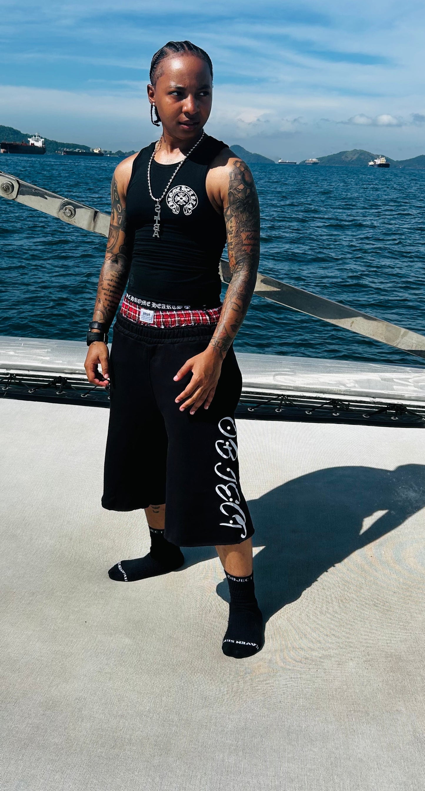OBJECT BOXER SWEATSHORTS